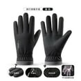 thumbnail image 1 of Staron Gants d'Hiver Imperméables, Gants Thermiques Tactiles pour Hommes Femmes, Gants de Ski Coupe-Vent pour Course Cyclisme Randonnée, 1 of 1