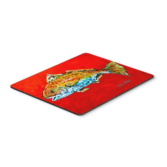 Carolines Treasures MW1111MP Fish - Red Fish Red Head Mouse Pad Hot Pad or Trivet Large multicolor