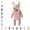 a-Pink, variant on Animal Bunny Baby Easter Hoodie Rompers Long Ear Jumpsuit with Zipper for Boys Girls,9-12 Months,a-Grey