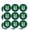 Opaque, variant on Harry Potter Chibi Slytherin Crest Planner Calendar Scrapbooking Crafting Stickers