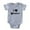 Heather Grey, variant on CafePress - I Love Vampires_Bl2 - Cute Infant Baby Football Bodysuit