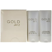 Gold By Jay Z For Men Set: After Shave Balm+Shower Gel (3.0+3.0)oz