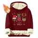 thumbnail image 1 of Sudadera con capucha para hombre, informal, a la moda, con estampado navideño, de manga larga y bolsillo, de poliéster, 1 of 5