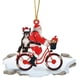 thumbnail image 2 of Colgante Navideño de Papá Noel con Forma de Cachorro de Acrílico, para Árbol de Navidad, para Colgar En Bicicleta., 2 of 5