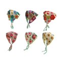 thumbnail image 2 of Pañuelo para la cabeza con cordones de estilo dulce, diadema de punto fresca y pequeña con forma de girasol, bufanda triangular, diadema para acampar en verano, 2 of 6