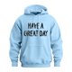 thumbnail image 5 of MHFRRA Sudadera con Capucha Gráfica Divertida, Informal, Cómoda y con Estampado de Letras para Uso Diario y Actividades Al Aire Libre Azul claro, 5 of 6