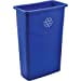 thumbnail image 3 of Poubelle Mince, Plastique, 23 Gallons (Bleu Recyclage), 3 of 10