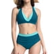 thumbnail image 1 of Trajes de baño para mujer, traje de baño de bikini de estilo dividido de color sólido informal y de moda para mujer con tirantes, trajes de baño para mujer, trajes de baño para mujer, traje de baño pa, 1 of 6
