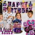 thumbnail image 4 of Demon Singer Hunters Birthday Decorations Cake Topper Banner Balloon Set Demon Singer Hunters Party Decorations Hunters Theme Birthday Party Supplies C, 4 of 6