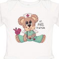 thumbnail image 4 of Inktastic CNA An Angel in Scrubs Teddy Bear Boys Long Sleeve Baby Bodysuit, 4 of 5