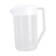 thumbnail image 3 of Jarra de agua con tapa de verano jarra transparente jarra fácil jarra de refrigerador limpio fría hervidor de agua caliente, para jugo de 2500 ml, 3 of 8