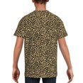 thumbnail image 5 of Wukai Leopard1 Youth Unisex Short Sleeve T-Shirt for Boys, Girls, Teens, and Kids-Small, 5 of 7
