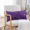 thumbnail image 5 of Home Soft Things Textured Velvet Pillow Covers (Set of 2), - Imperial Purple - 14" x 26", 5 of 6