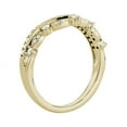 thumbnail image 2 of 0.20 Carat Brilliant Round Cut Real Diamond Elegant Wedding Band for Women Solid 14K Yellow Gold Size 10, 2 of 7