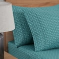thumbnail image 6 of Mainstays Super Soft Brushed Microfiber Pillowcase Set, Teal Medallion, Standard/Queen, 2 Piece, 6 of 7