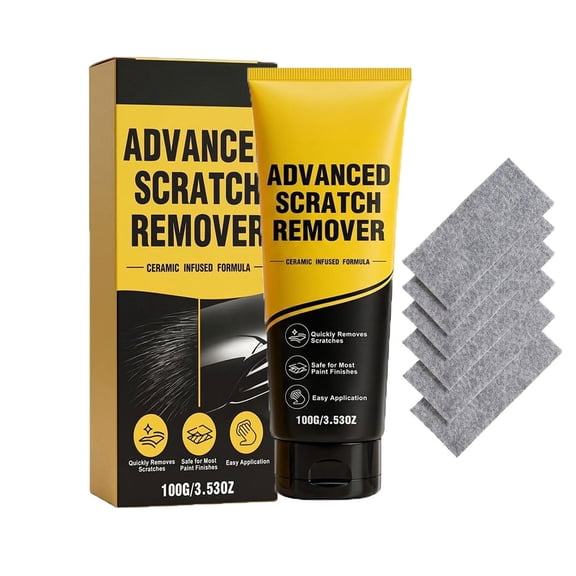 Car Scratch Remover Nano Sparkle Cleaning Cloth, Scratch Remover for Vehicles, Quick Fix Removal Paste for Deep Scratches, for All Vehicles
