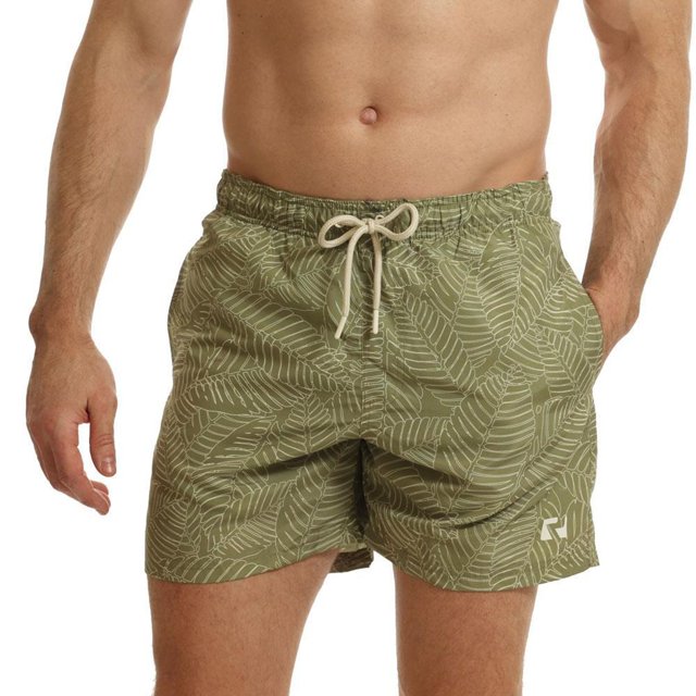 RIPT Essentials Shorts de Bain Homme Imprimé Feuille