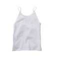 thumbnail image 3 of Girls' Cami White 5-Pack Hanes TAGLESS Toddler Soft 100% cotton Camisole straps, 3 of 5