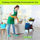 thumbnail image 3 of Replacement Microfiber Mop Pads for Rinse 'N Wring System, Washable Reusable -6 Pack, 3 of 5