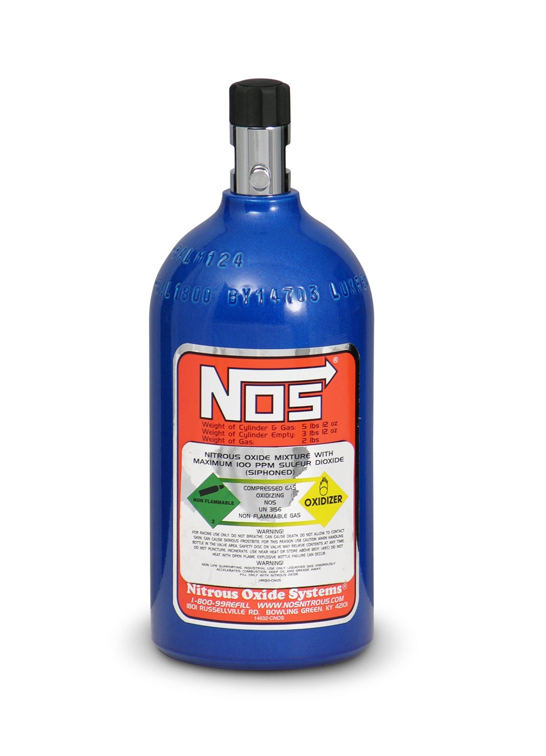 NOS/Nitrous Oxide System 14710NOS Nitrous Oxide Bottle