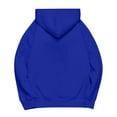 thumbnail image 4 of Resicozy Oversized Casual Sweatshirt for Men Solid Color Hoodies Long Sleeve Pullover Athletic Classic Hooded Sweatshirts Comfy Royal Blue 2XL, 4 of 7