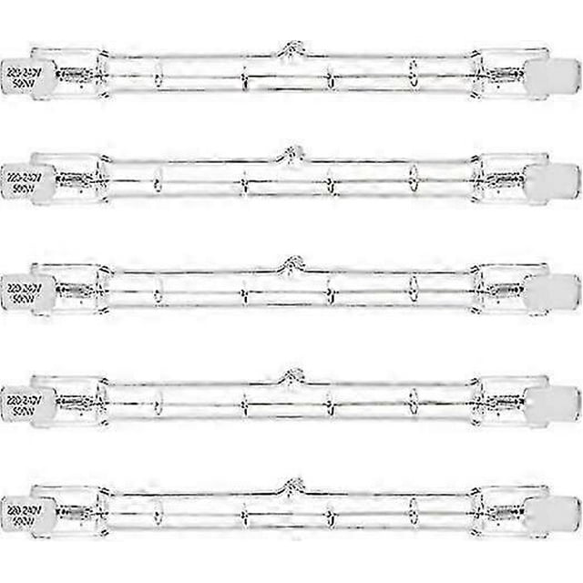 5pcs 500w R7s Linear Halogen Floodlight J118 500w Double Ended Security Light Bulb 118mm Length