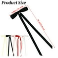 thumbnail image 3 of 1PCS Nœuds en Satin Soyeux Accessoires de Ruban pour Queue de Cheval Nœud pour Femmes Adolescentes, 3 of 9
