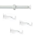 thumbnail image 5 of Threadmade Shaker Curtain Rod, White - 32"W x 142"L, 5 of 6