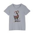 thumbnail image 1 of RXIRUCGD 2025 Vêtements d'Été pour Enfants T-shirt Imprimé Mode Mignon Col Rond Manches Courtes, 1 of 5