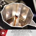 thumbnail image 5 of MAGEFESA Kenia Stovetop Espresso Moka Pot, 6-Cup/10 oz, Extra-Thick Aluminum, Heat-Resistant Handle, Greca & Italian Coffee Maker, 5 of 6