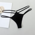 thumbnail image 4 of Womens Underwear Floral Lace Panties Low Waist No Show Bow T Back Adjustable Ladies Underwear Breathable Panties Underwear Women Men, 4 of 4
