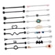 thumbnail image 4 of Paquete de 18 Aretes de Pesas Industriales de Acero Inoxidable 14G, 1 1/2 Pulgada, Finos, 4 of 9