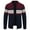 Wine, variant on WREESH Fashion Winter Jacket Man Knitwear Zipper Pockets Stand Collar Coat Dark Gray