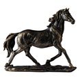 thumbnail image 2 of Simución de piezaza estatua escultura estatuil arte Fengshui caballo decoración para interior libre hogar dormitorio centro de Color cobre perfecl Estatua de caballo, 2 of 8