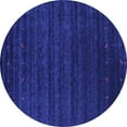 thumbnail image 1 of Ahgly Company Indoor Round Abstract Purple Contemporary Area Rugs, 5' Round, 1 of 4
