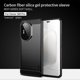 thumbnail image 2 of For Honor 300 Pro Back Cover MOFI Brushed Texture Carbon Fiber Soft TPU Case - Black, 2 of 3
