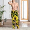 thumbnail image 2 of Balery Sunflowers In Vintage Pantalones de pijama para hombre, pijama ultraligero, pantalón de descanso-3X-Large, 2 of 6