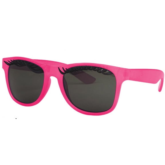 MyPartyShirt - Eyelash Sunglasses With Pink Frames Cute Novelty Party ...
