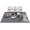 Grey, variant on PETGLE Cat Litter Box Mat: 36"x 30" Waterproof Kitty Cat Litter Trapping Mat, Easy-clean Double-layer Scatter Control Pad Rug (Grey)