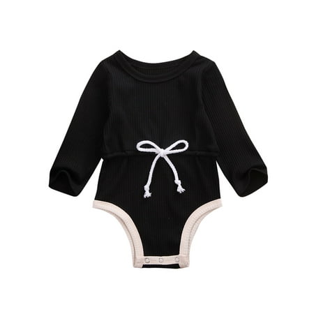 

Bmnmsl Kids Baby Boy Girl Long Sleeve Romper Cotton Bodysuit 0-24 Months