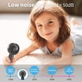 thumbnail image 3 of RUXAN Portable Pocket Fan with USB Rechargeable Battery 3 Speed Handheld Fan Lanyard Personal Desk Table Fan for Daily,Travel, Outdoors, Hiking, Camping, 3 of 12