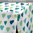 thumbnail image 4 of Heart Dog Crate Cover, Repetitive Love Romance Multicolored Simplistic Doodle Style, Easy to Use Pet Kennel Cover Small Dogs Puppies Kittens, 7 Sizes, Almond Green Turquoise, by Ambesonne, 4 of 6