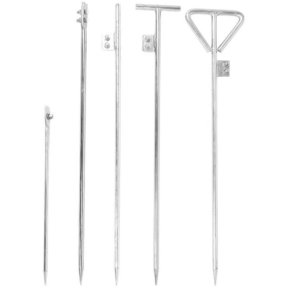 OUNONA Ground Rod Grounding Stake Electrical Fence Grounding Bar For Strike Earthing Electric Fences Grounding Mats Generator Antennas