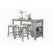 thumbnail image 1 of Comedor Alto Latour con 4 Bancos de Madera| Diseño Funcional, 1 of 4