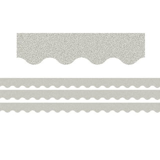 Silver Glitter Print, A-Z 0-9 Decor, Printable Bulletin Board