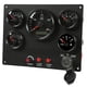 thumbnail image 2 of Panel de instrumentos para barco Ticfox tacómetro 4000RPM nivel de COMBUSTIBLE TEMPERATURA del AGUA medidor de PRESIÓN de ACEITE voltímetro juego de 5 medidores esfera negra, 2 of 14