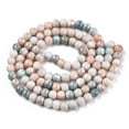 thumbnail image 3 of Opaque Crackle Glass Round Beads Strands Imitation Stones Round Teal 8~9mm Hole: 1.5mm about 104~106pcs/strand 30.31~31.10 inch(77~79cm), 3 of 3