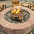 thumbnail image 2 of Pleasant Hearth 24" Steel Wagon Wheel Fire Pit Wood Grate, 2 of 2