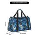 thumbnail image 3 of Balery Turtle，Shell Algae Starfish Coral Bolsa de Gimnasio para Mujeres, Bolsa de Viaje con Bolsillo Húmedo, Bolsa de Fin de Semana para Mujeres, Bolsa de Viaje Resistente al Agua, 3 of 7