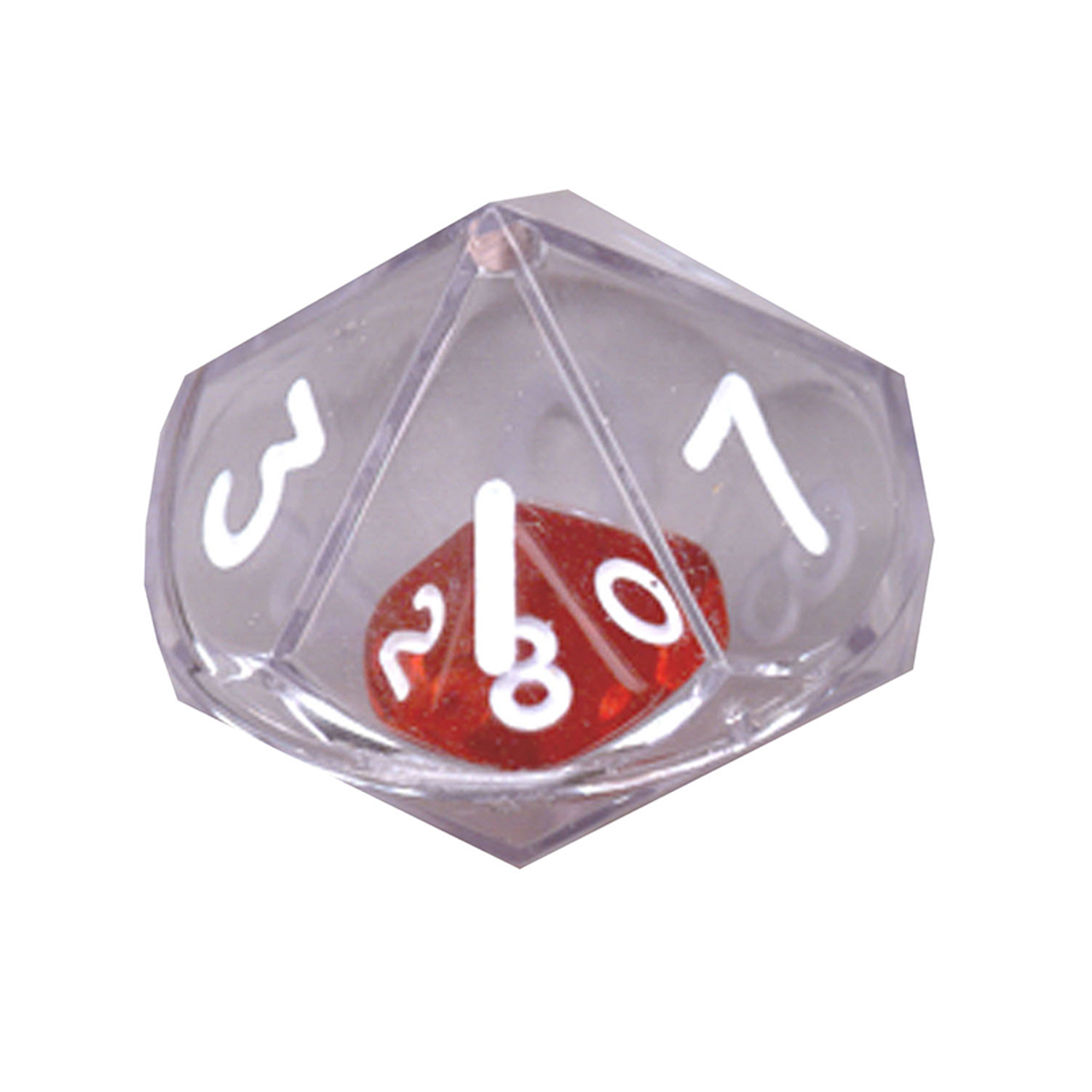(24 Ea) 10 Sided Double Dice Single